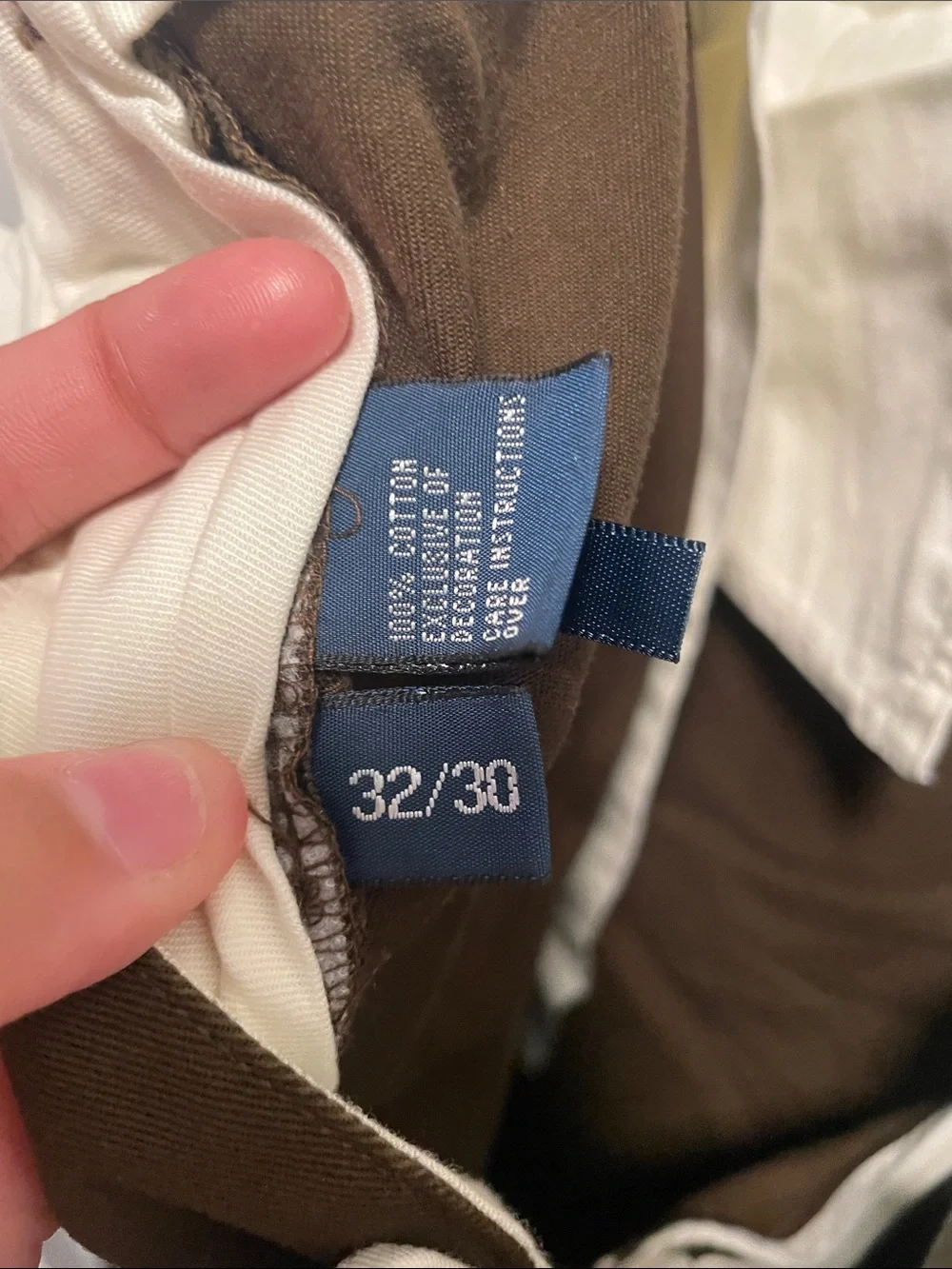 Polo by Ralph Lauren Brown Pleated Chino Pants